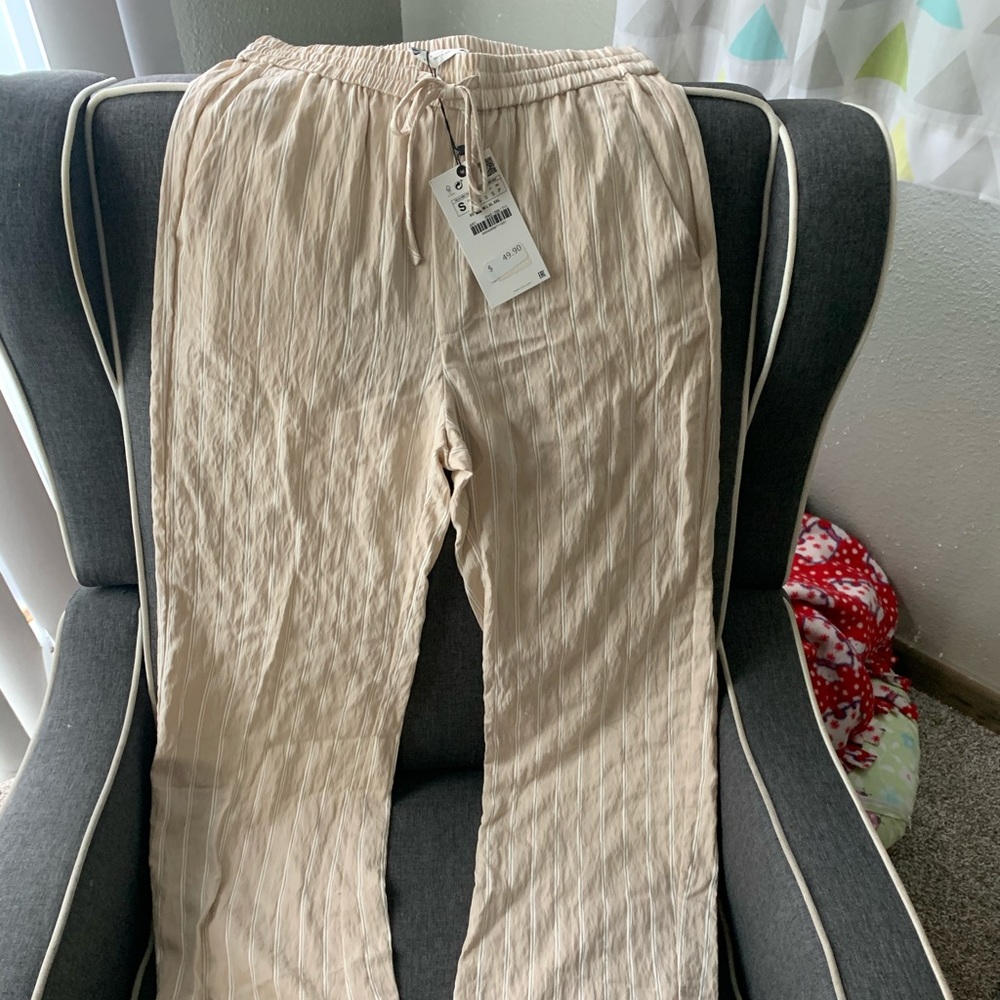 Brand new Zara elastic waist band pants
